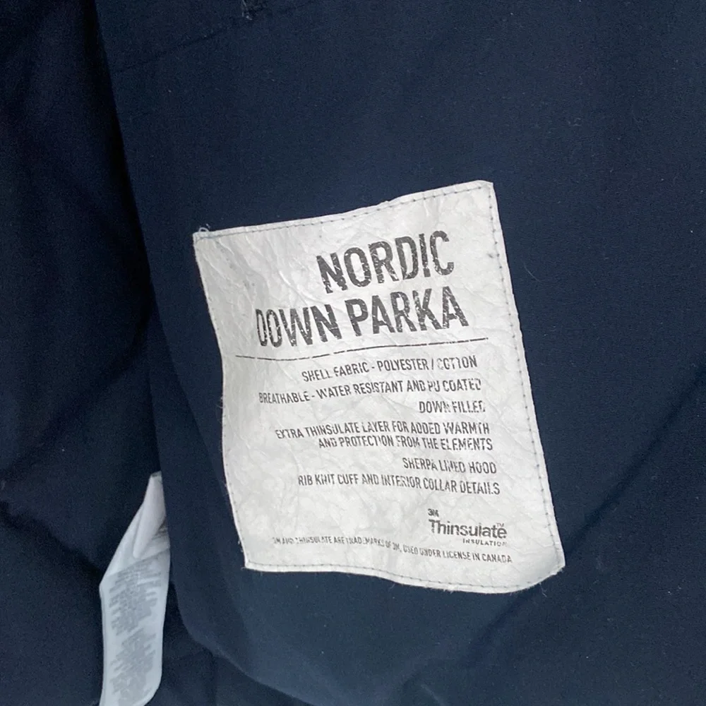Jcrew Navy Down Nordic Parka